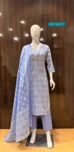10977 Kurti Pant Dupatta - Image 2